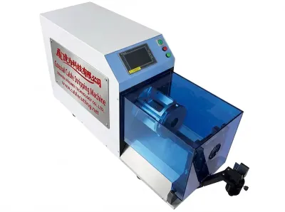 高精度半自動同軸線剝皮機，適用5-35mm線徑，WPM-35120 - 同軸電纜剝皮機