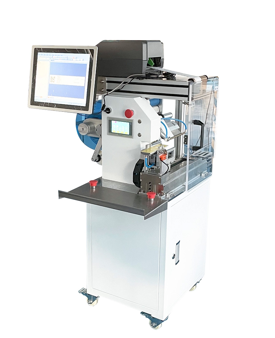 半自動電線折疊與標籤機 JW-T107