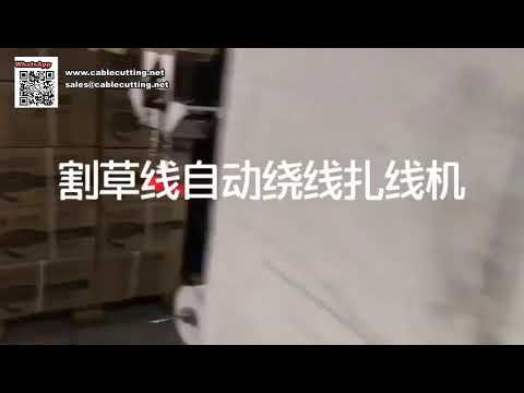 專業全自動纏繞捆紮機｜割草線線軸高效生產設備