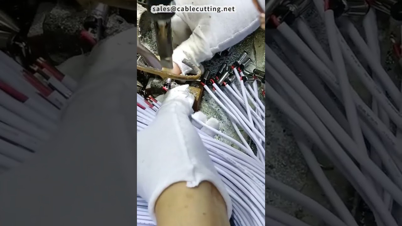 L型插頭焊接示範：操作簡便、產能高效