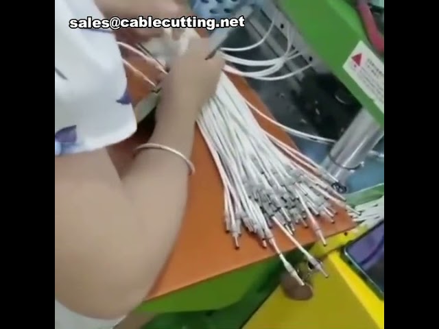 Cable Injection Molding Machine,Plastic Injection Machine,Data Cable Injection Machine mp4