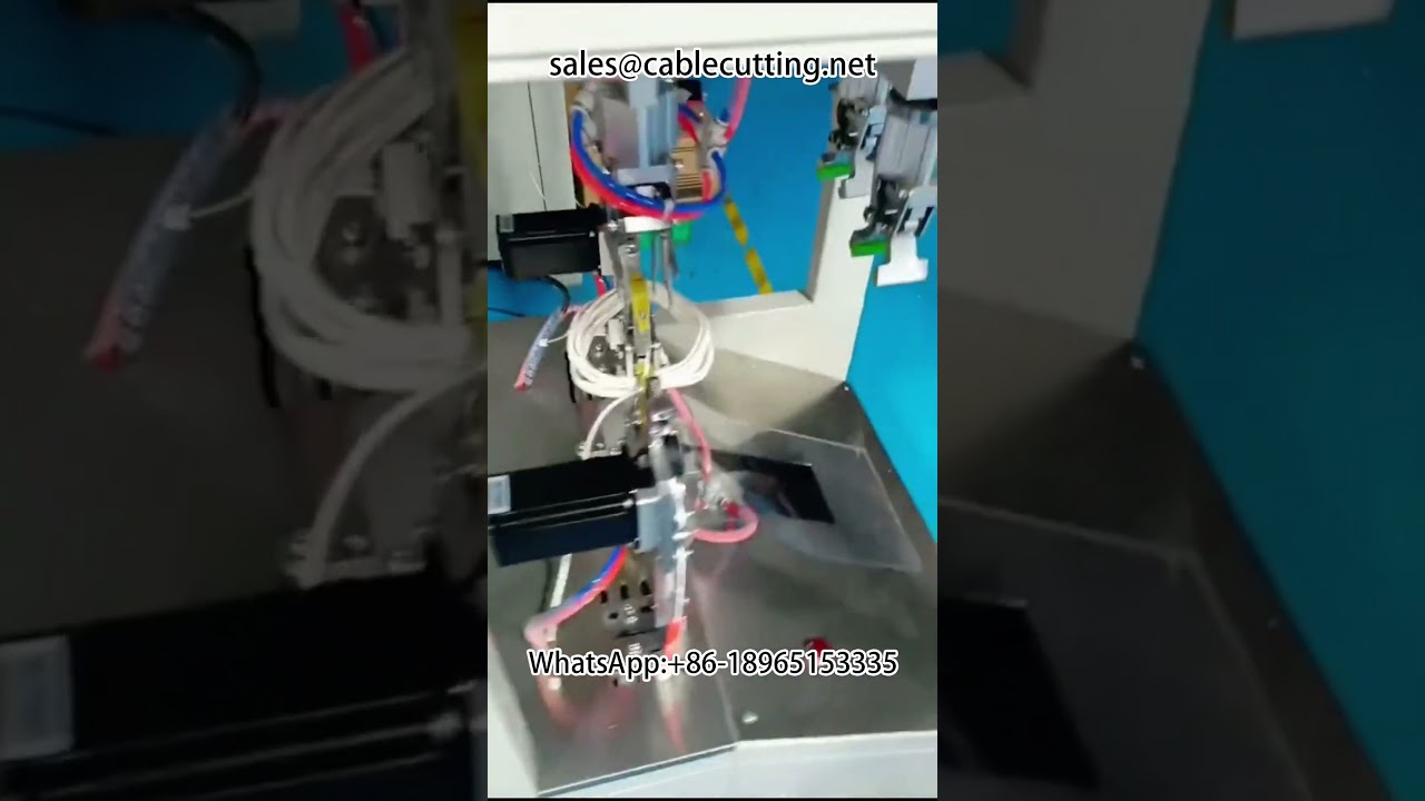 Automatic Wire Tie Machine #Wire Tie Machine #Wire Processing #Power Cord #Connecting Wire