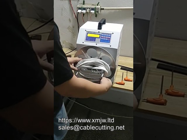 WPM 400W 半自動 USB 數據線與電線繞線機 | O型/8字型纏繞，高效生產利器