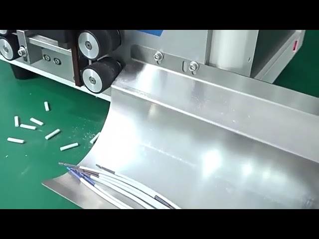 Automatic Sheath Wire Stripping Cutting Machine LY 904 4 3 Inch Touch Screen 4 Wheels Round Flat She
