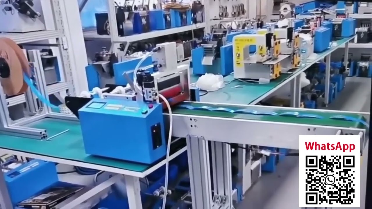 Belt Cutting Machine with Conveyor Belt Factory Video
