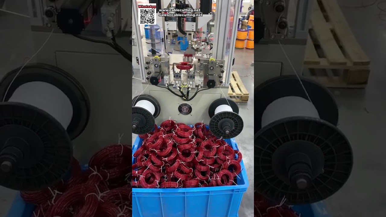 High Output Automatic Winding and Tying Machine for Hang Card Trimmer Line