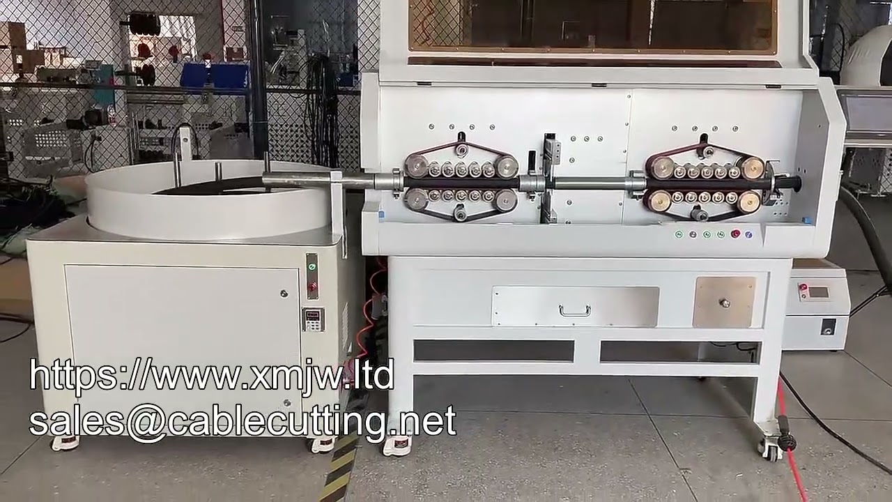 150mm²大電纜自動收線盤進料器｜裁切剝線機專用高效送料
