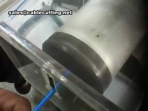 大型半自動同軸電纜剝線機操作展示
