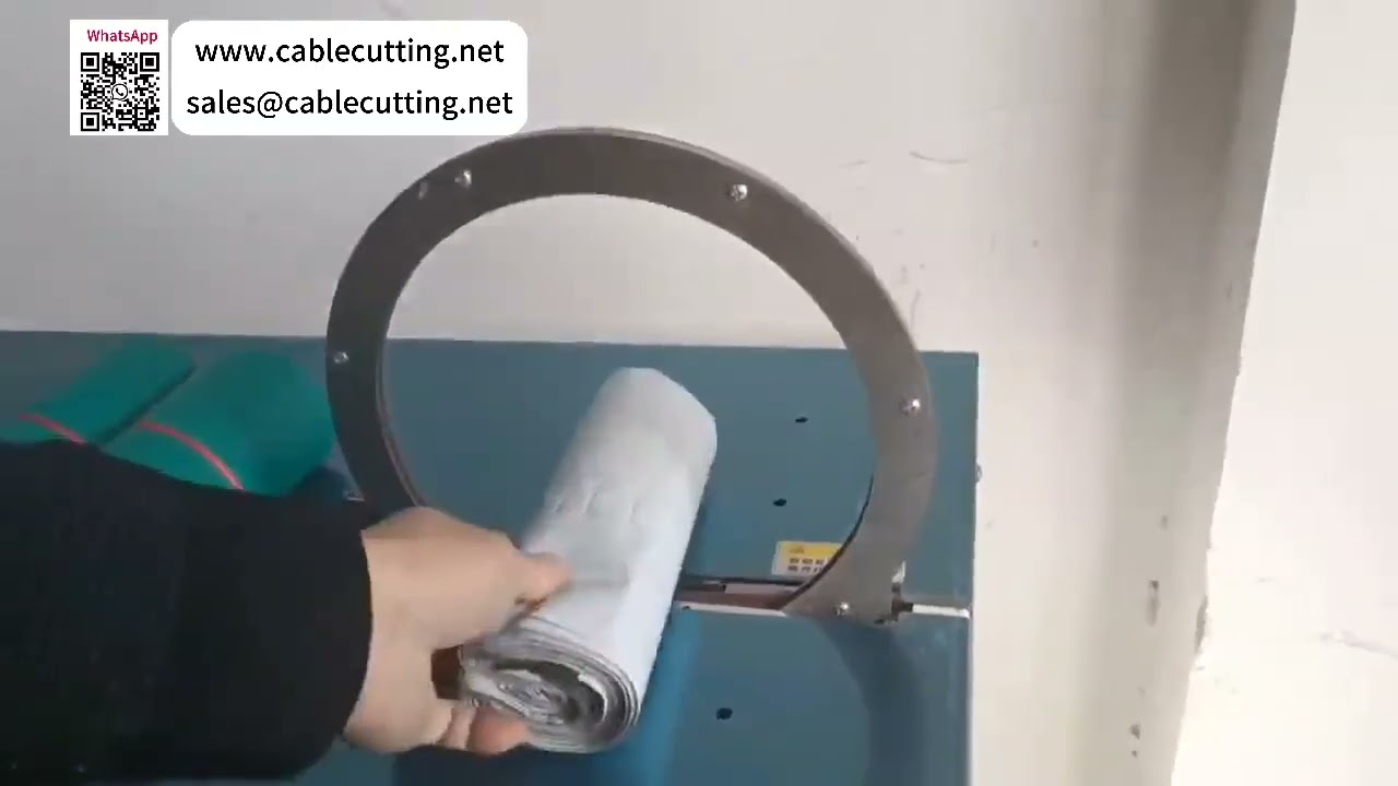 Heavy Duty Cable Tying and Bundling Machine for Thick Electrical Wire Processing Work