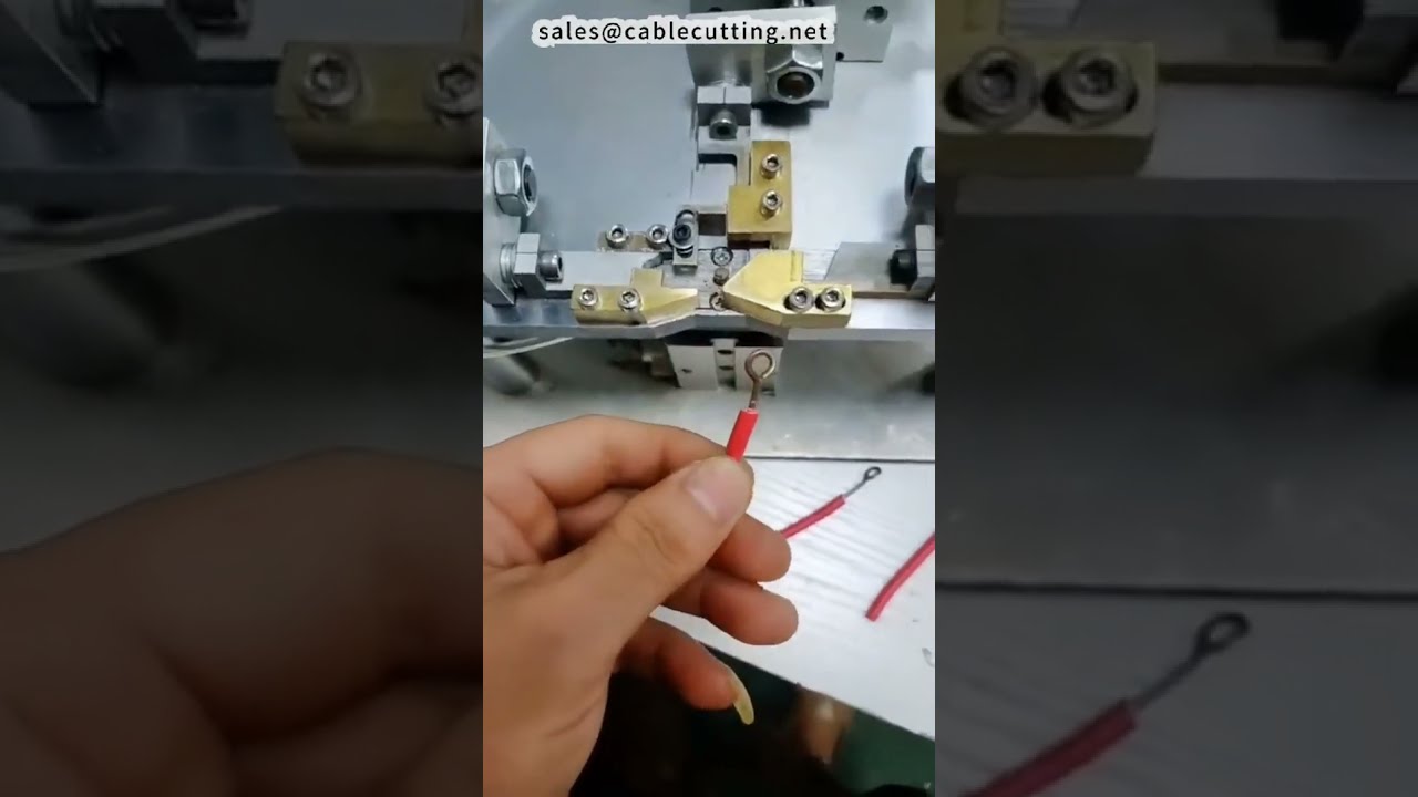 【工廠自動化】簡易自動送線彎線繞線機 線束加工設備 #工廠 #機器