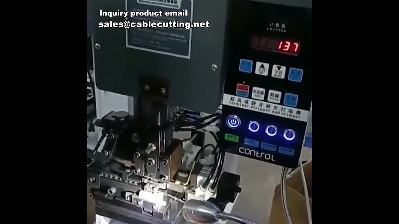高效自動剝線壓端子機｜電纜剝皮打端子機｜臥式壓接機 - 快速精準，提升產能