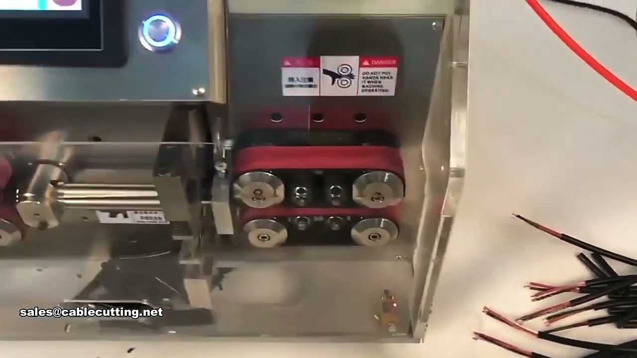【自動化】PVC網路線多芯線裁切剝皮機 - 高效精準