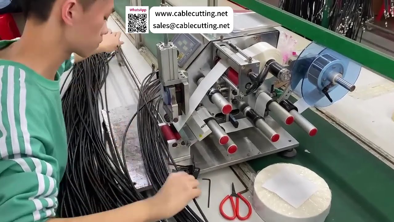 桌上型滾貼標籤機 快速精準的線束加工環繞貼標