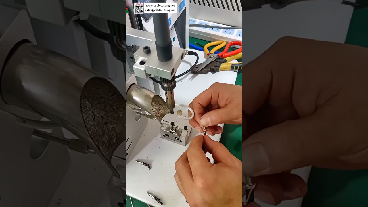 三芯插頭焊接機｜操作簡便、快速輸出的線材組裝焊接設備
