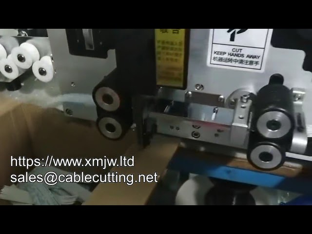WPM 330a 12p 排線自動裁切剝線機｜具分線功能高效加工示範